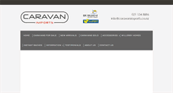 Desktop Screenshot of caravanimports.co.nz